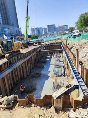 白浪河?xùn)|風(fēng)橋樁基施工圓滿結(jié)束，主體工程建設(shè)加速推進(jìn)